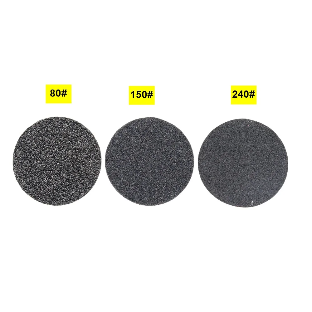 Sanding paper 100pcs/Box 25mm with Metal shaft Foot File Callus Remover Replacement Sandpaper Disc Easy To Remove Cutin Dead Ski foot sanding paper