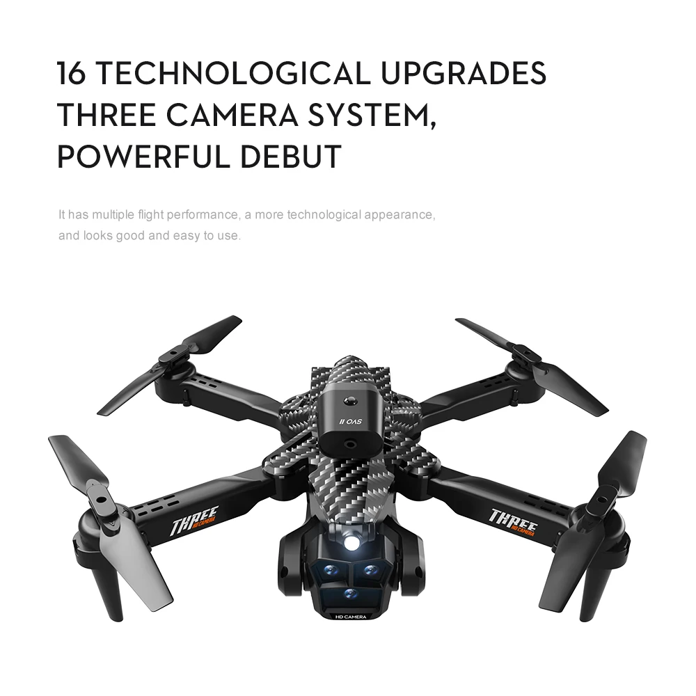 K10Max/E88pro Dron 4K Professional Aerial Photography Three Camera HD Wide Angle Obstacle Avoidance RC Quadcopter FPV Drone Toys