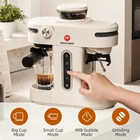 AC510 15Bar Semi Automatic Espresso Machine With Grinder & Steam Wand,3-in-1 Compact Espresso Coffee Maker With 28 oz Removable 2