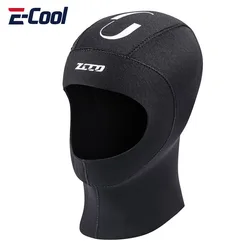 3MM Scuba Diving Cap Hood Neoprene Protect Hair Swimming Hat With Shoulder Snorkeling Equipment Hat Hood Swim Warm Wetsuit