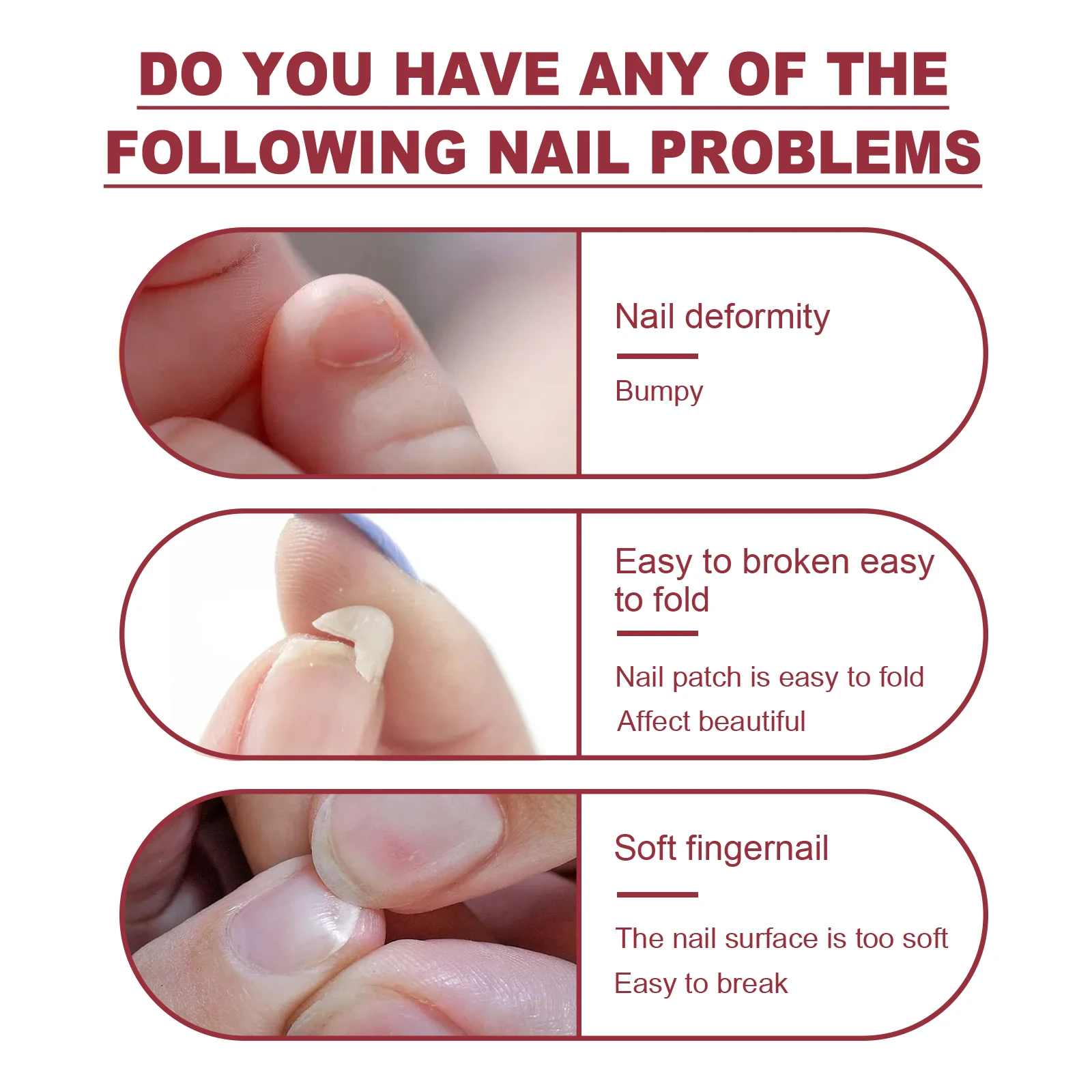 Solid Nail Glue Gel Strong Adhesive Nail Extension Silk Fiberglass Non-woven Cracked Repair UV Gel Harmless for False Tips