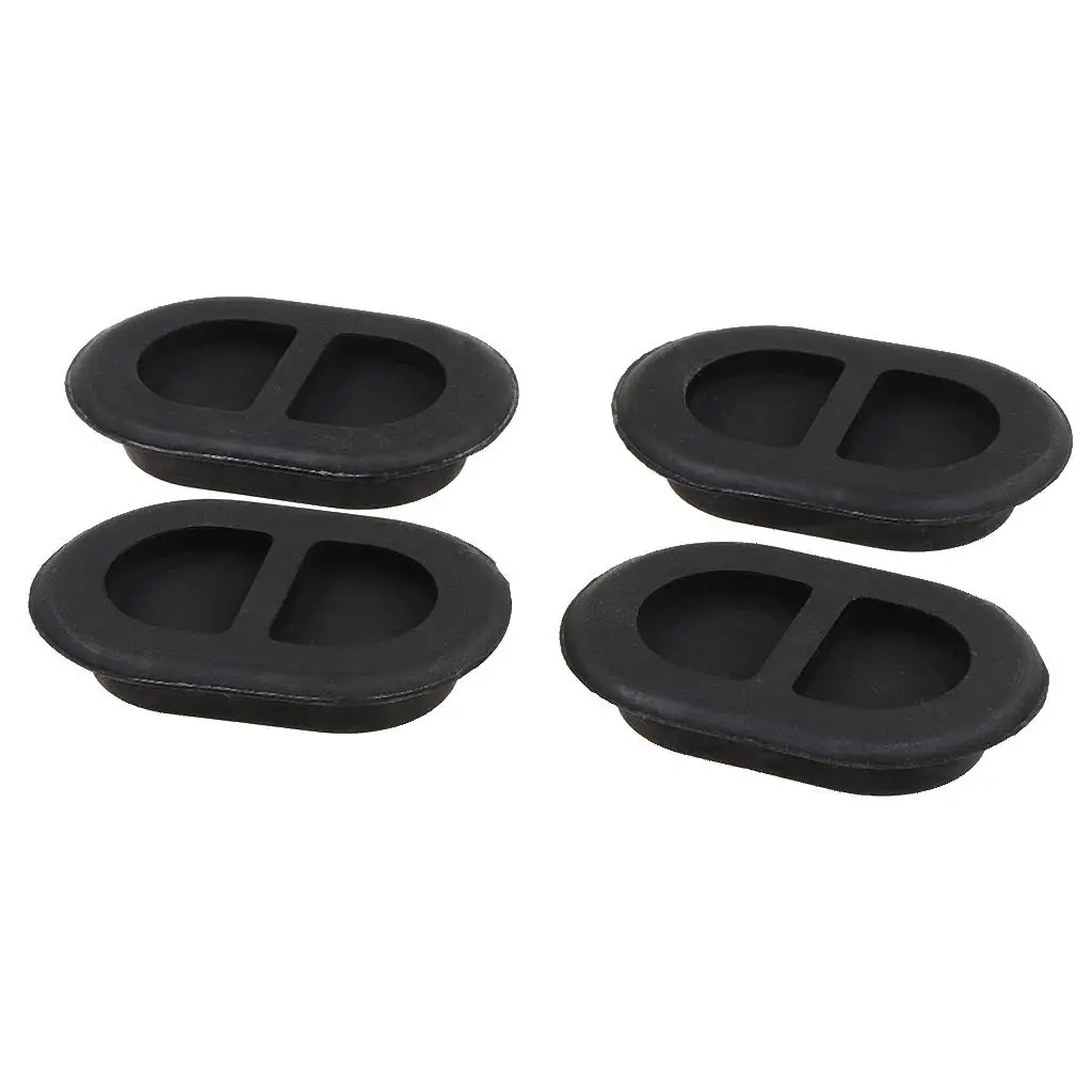 FLOOR DRAIN PLUGS (four pack) Portable for Jeep Wrangler TJ 12-17