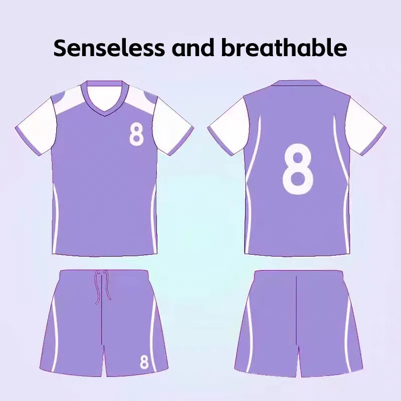 Tuta da pallavolo da donna, divisa da squadra di pallavolo, uniforme da allenamento per pallavolo ad aria a maniche corte ad asciugatura rapida