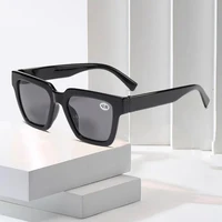Europe&America Sun Reading Glasses For Men&Women Shade Sunglasses Presbyopic Square Eyeglasses 0 +1.0+1.5+2.0+2.5+3.0+3.5+4.0 1