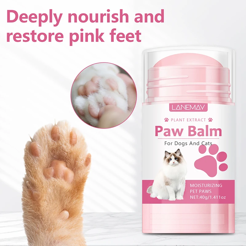 40g Cats Paw Protector Cream Cat Nose And Paw Balm Pet Feet Moisturizer Foot Cream For Dog Crack Feet Repair Pet Accessories 3