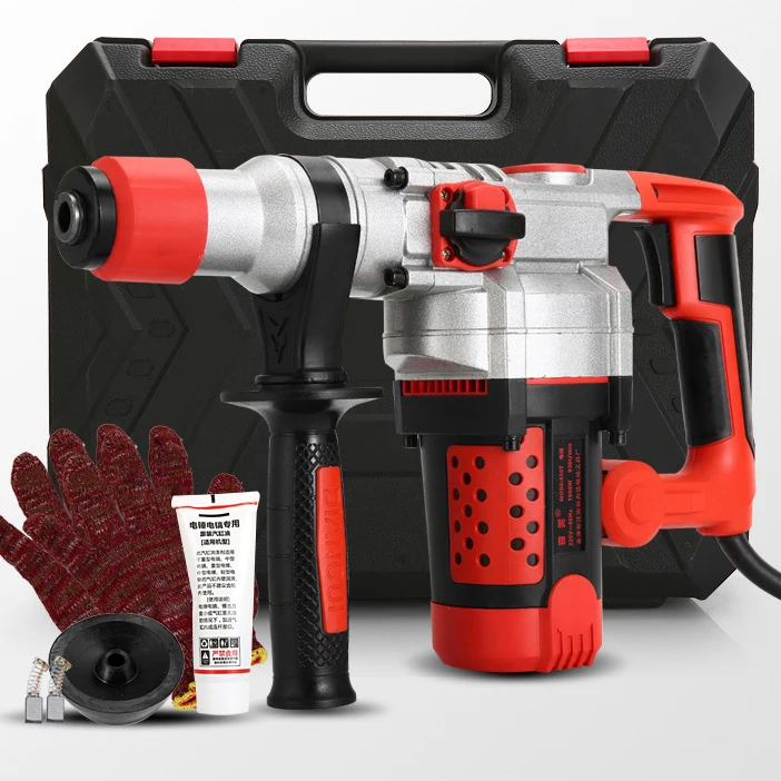 

Electric hammer, electric pick, electric drill, multi-functional impact drill, household professional tools for hitting concrete