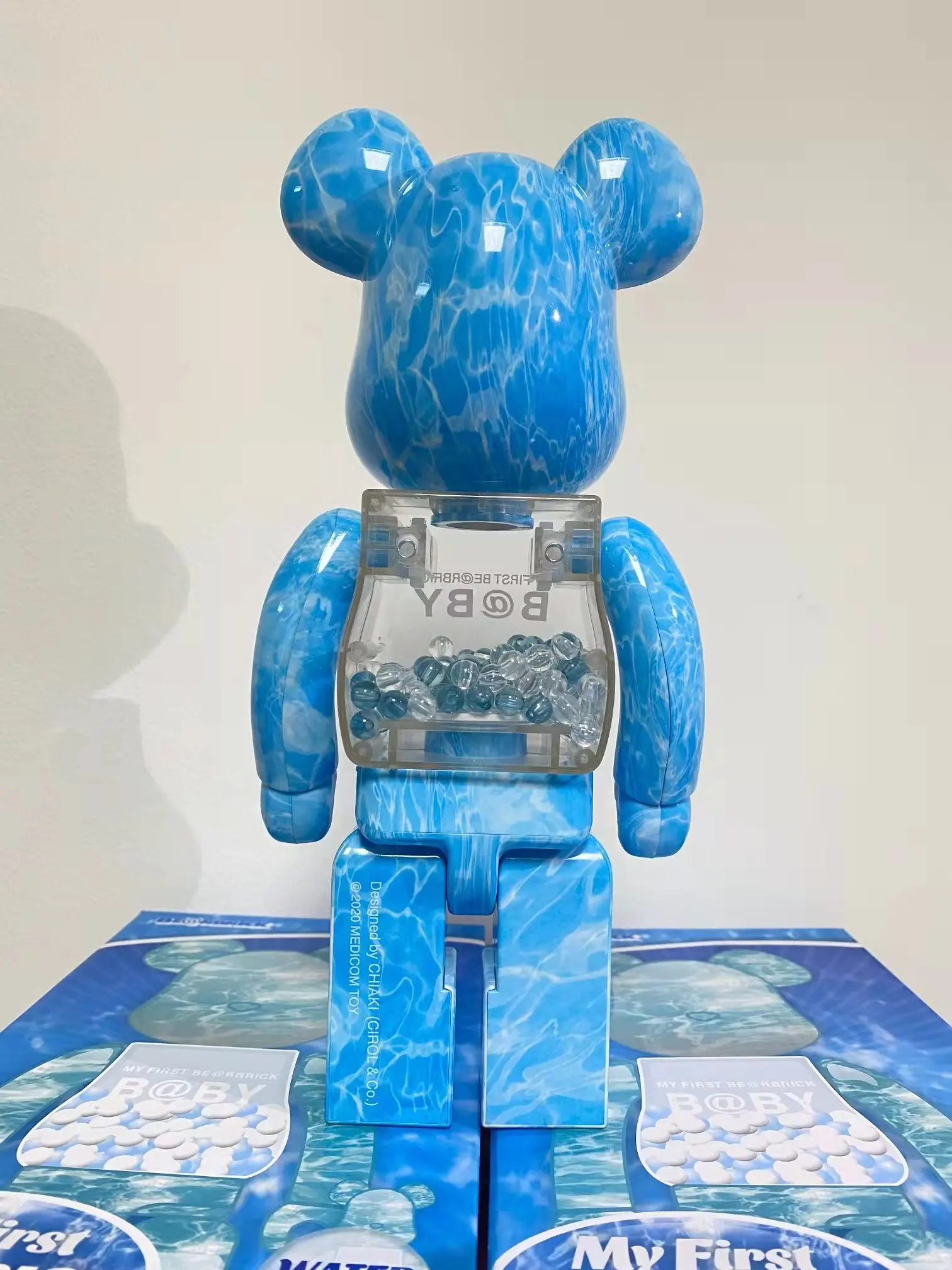 MY FIRST BE@RBRICK B@BY WATER CREST 400％ MEDICOM TOY - MY FIRST BE@RBRICK B@BY WATER CREST Ver.100％ & 400％