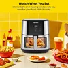 8 Qt Air Fryer with Viewing Window, One-Touch Digital Control with 4 Presets, Nonstick & Dishwasher Safe, Auto-Shutoff 5