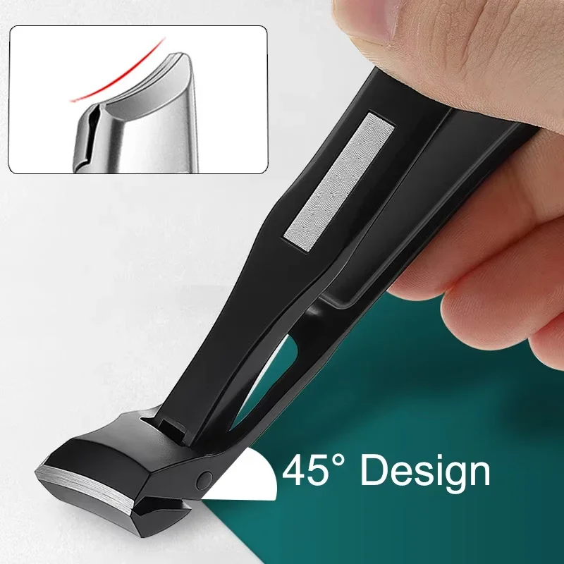 Nail Clipper Set Nail Clipper Nail Scissors Set Nail Clippers Manicure Set Manicure Sets Manicure Nail Clipper Set Nail Clippers Kit Curved Anti-Splash Large Thick Hard for Ingrown Toenail