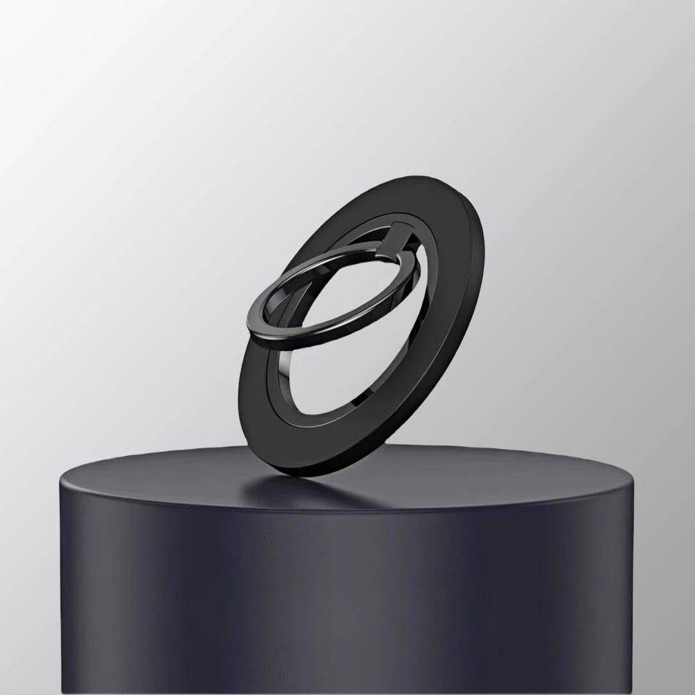 Swivel Folding Kickstand Case with Magnetic Charging and Carbon Design Armor Cover
