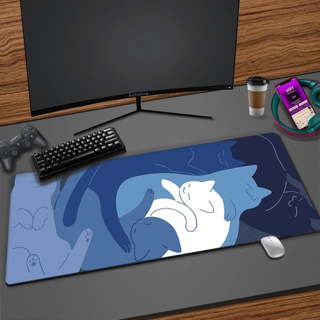 Grand tapis de souris Gaming Moudescriptif Anime, tapis de souris  d'ordinateur, polymères de souris, 900x400, tapis de bureau pour PC,  clavier, table de bureau en polymères, 100x50cm - AliExpress