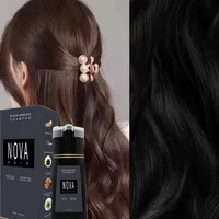 Nova 3-in-1 Hair Coloring Shampoo Oil Control Fluffy Refreshing Hair Dye Quick Dizzy Hair Coloring Shampoo Hair Care Products