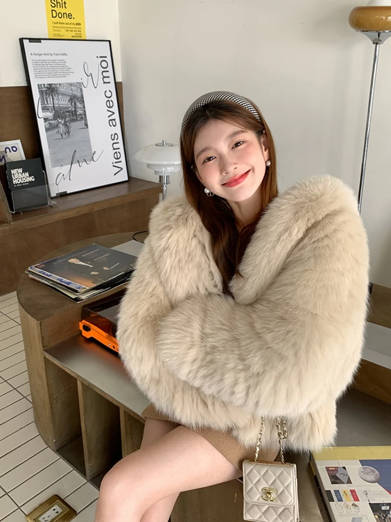 Winter Maternity Faux Fur Coat Long Sleeve Hooded Jackets Thick Warm Pregnant Woman Fur Outerwear Pregnancy Hoodies Coats