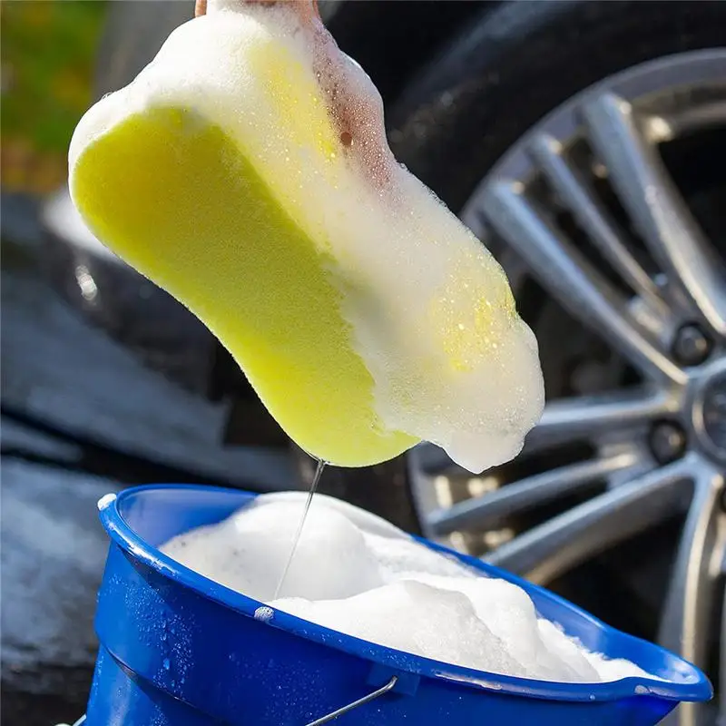 

Car Wash Sponge Block Auto Cleaning Supplies Large Size Sponge Brush Dusting Car Cleaning Waxing Tools Cleaning Accessories