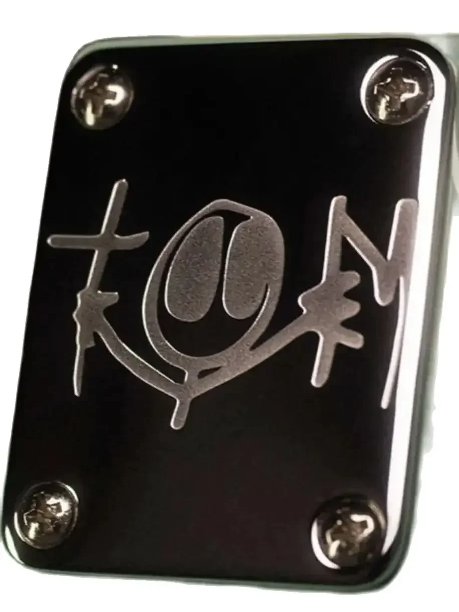 Chrome Neck Plate Strato Electric Guitar Tom Delonge