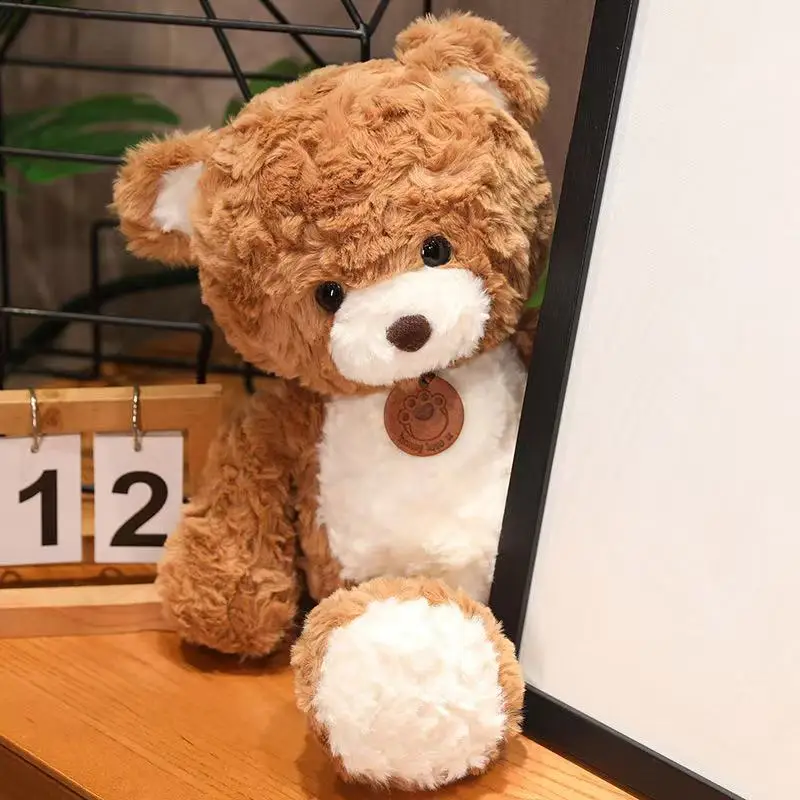 New Christmas Bear Lovely Teddy Bear Plush Toys Stuffed Cute Love Run Bear Girls Valentine's Gift Kids Baby Christmas Gifts