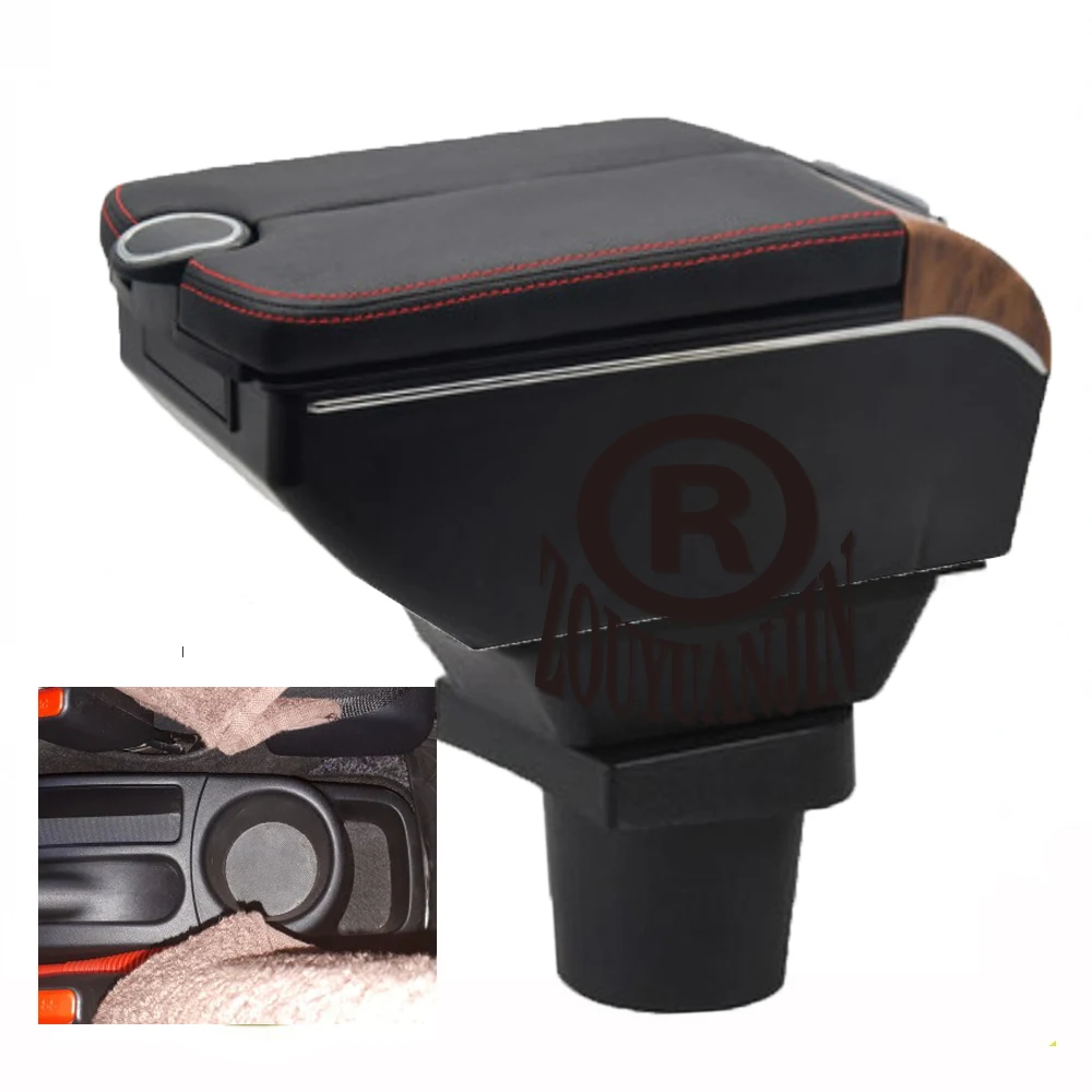 

For Toyota Prius C Aqua Armrest Box Retrofit Parts Center Console Special Storage Space Car Elbow Rest with USB Cup Holder