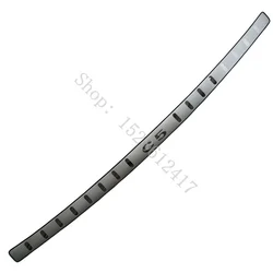Stainless Steel Rear Bumper Protector Sill - Rear Boot Guard Trim Car Accessory Styling (Silver)