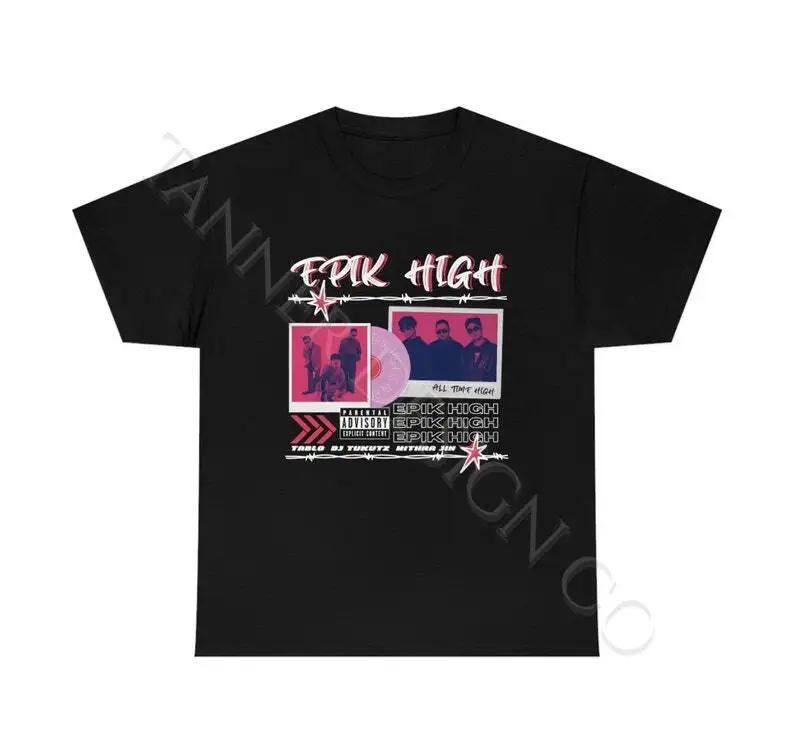 T-Shirt Alta Epik, Tour 2023, Maniche Lunghe Kpop Merch Te4405