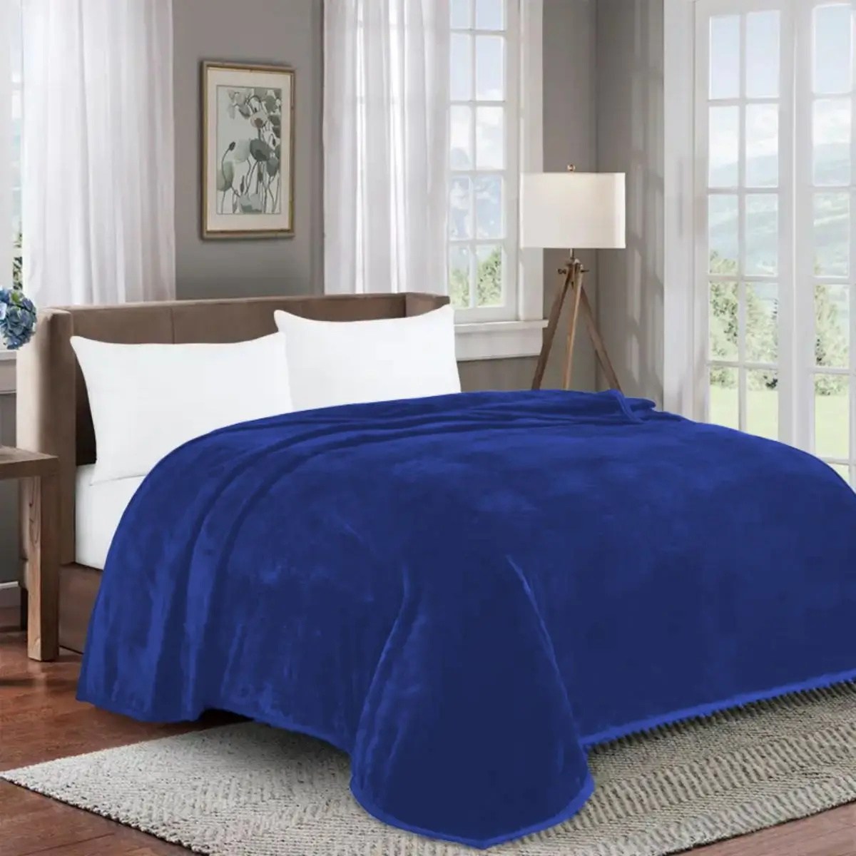 Pure color thick fleece blanket Farai fleece blanket bed sheet cover blanket,multi functional nap blanket pet blanket 3
