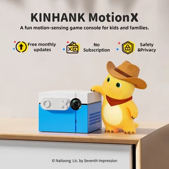 KINHANK MotionX Console per videogiochi per bambini e famiglie Aggiornamenti in corso Giocattolo per bambini Sistema di gioco attivo Attività fisica indoor