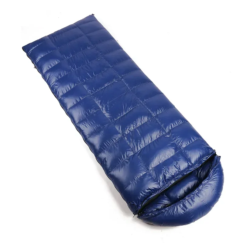 Single Sleeping Bag Goose Down Single Outdoor Camp Waterproof Ultralight Compression Portable Storage Slumber Bag