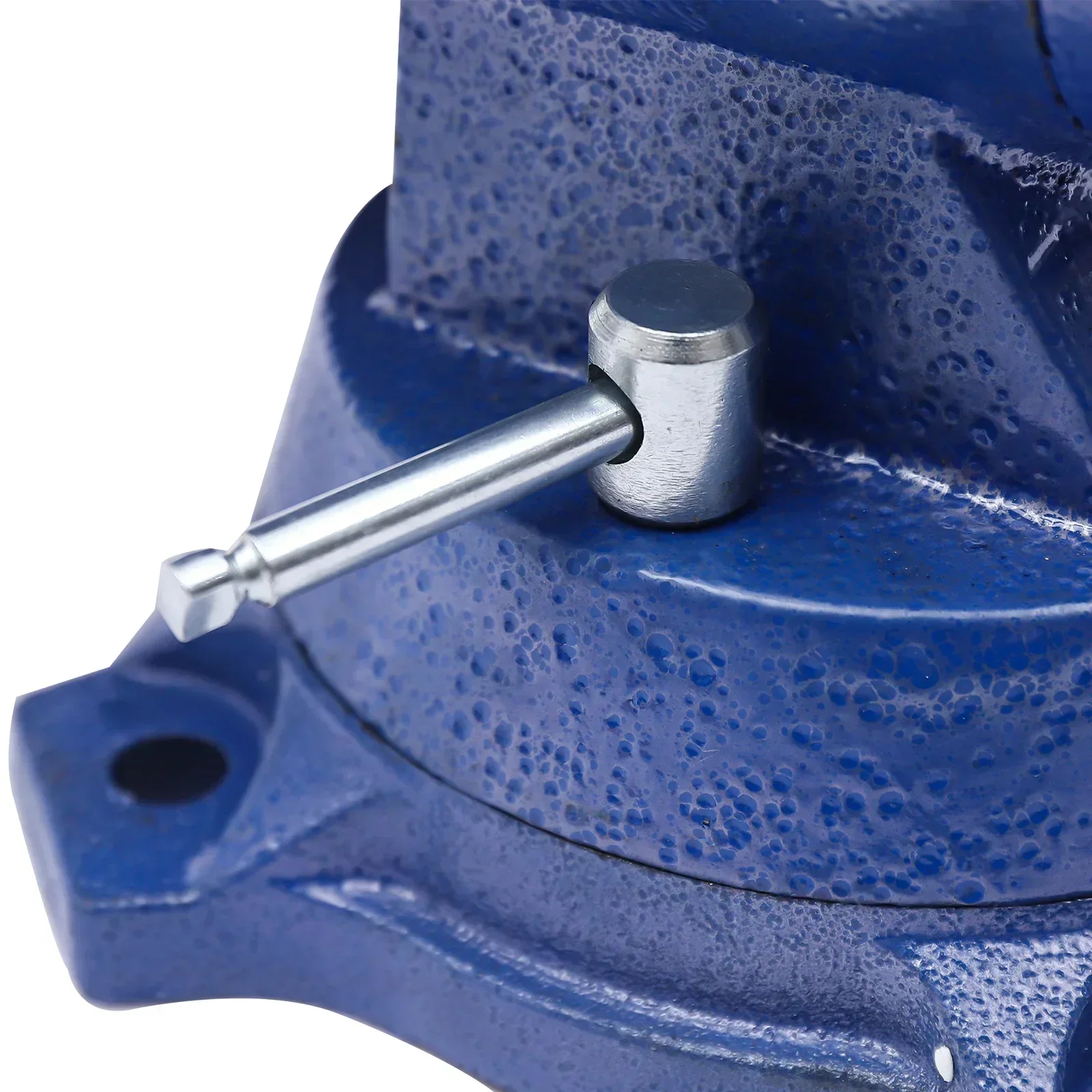 Schraubendreher mit Klemmvorrichtung, 4 Zoll Gesamtbreite: 100 mm, professioneller Tischschraubendreher, Zwei-Achsen-Rotation 360° ° Hochwertige Stahlklauen – Detail 9