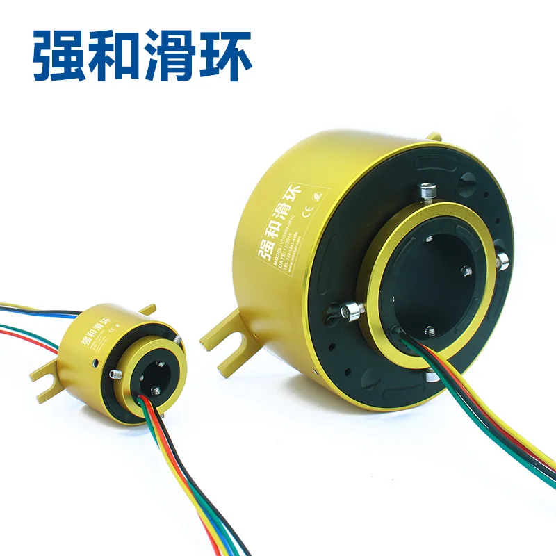 

Slip Ring Through Hole Conductive Slip Ring Hollow Collector Ring Inner Diameter Conducting Ring 2 4 6 8 12 Road Rotary Joint