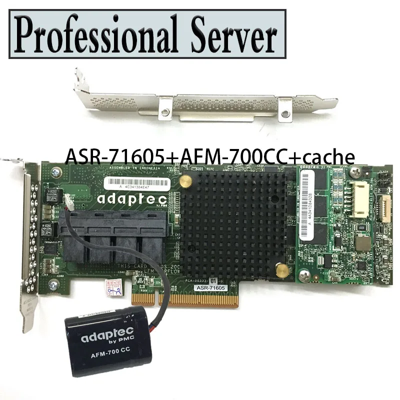 Adaptec　ASR-71605 (1GB)　6Gbps　ロープロファイル　SAS RAIDカード Adaptec ASR-71605 SAS&frasl;SATA 16 PORT 6Gb&frasl;s 1GB Raid Card ASR 71605