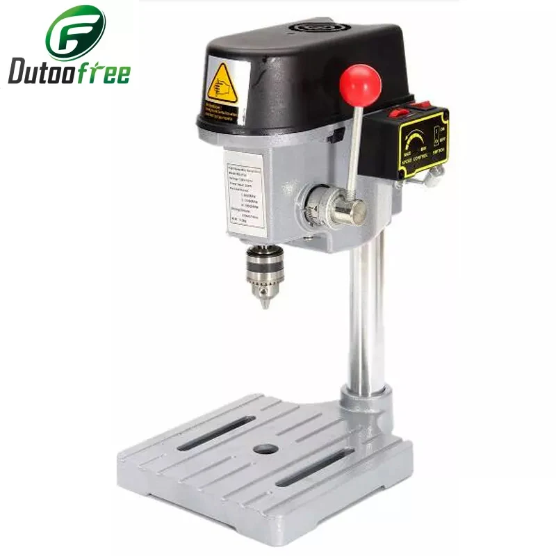 Kolomboor Mini Boormachine 240W Voor Bench Machine Tafel Bit Boren Chuck 0.66.5Mm Hout Metaal