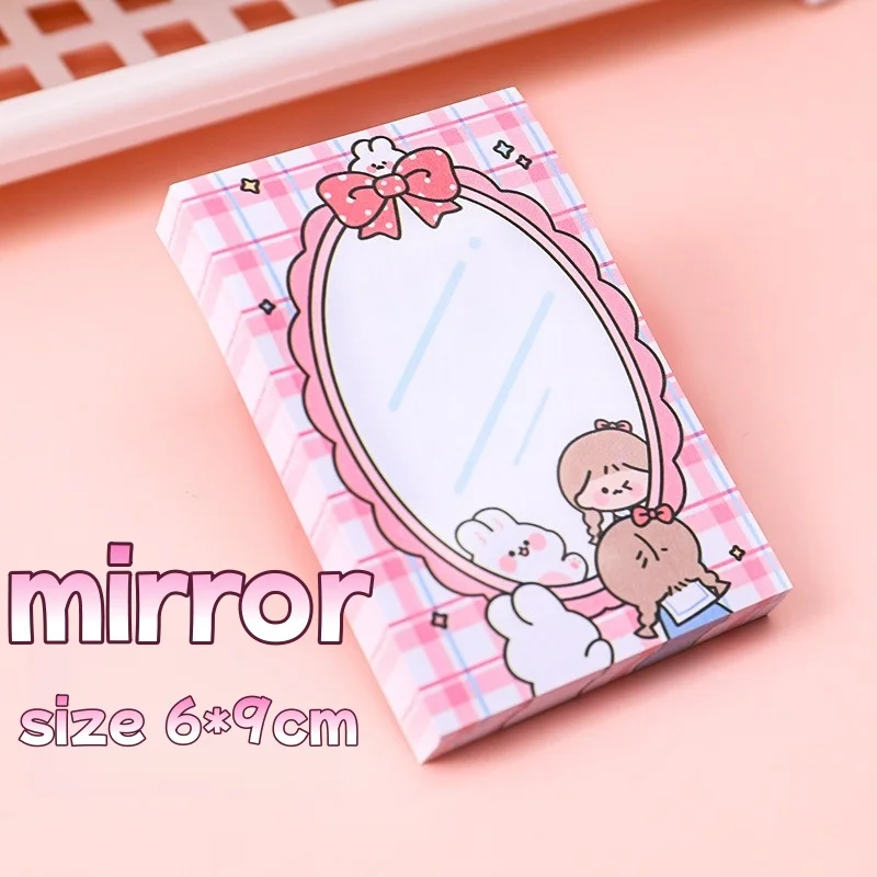 Cartoon Stationery Sticky Notes - Fun & Functional Self-Stick Message Pads