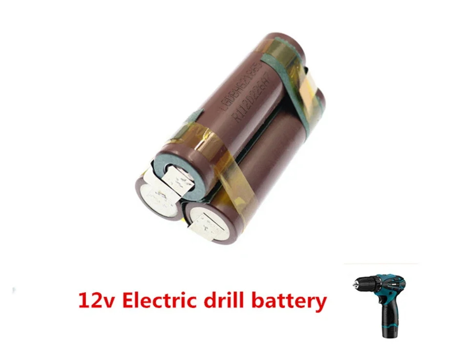 

12V 18650 HG2 battery 6000mAh 20amps for 12.6v screwdriver battery weld soldering strip 3S 3S2P 12.6v battery pack (customize)