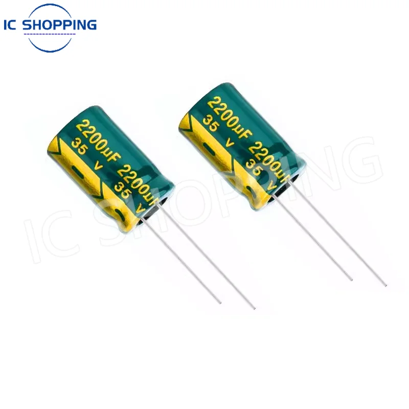 High Frequency Capacitor 6.3V 10V 16V 25V 35V 50V 400V 450V 47UF 10UF-3300UF 100UF 220UF 330UF 470UF 1000UF 2200UF 20PCS-500PCS