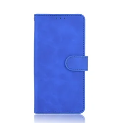 Leather Wallet Flip Case with Stand - Smart Cover for Alcatel 1B 2022 (Blue)