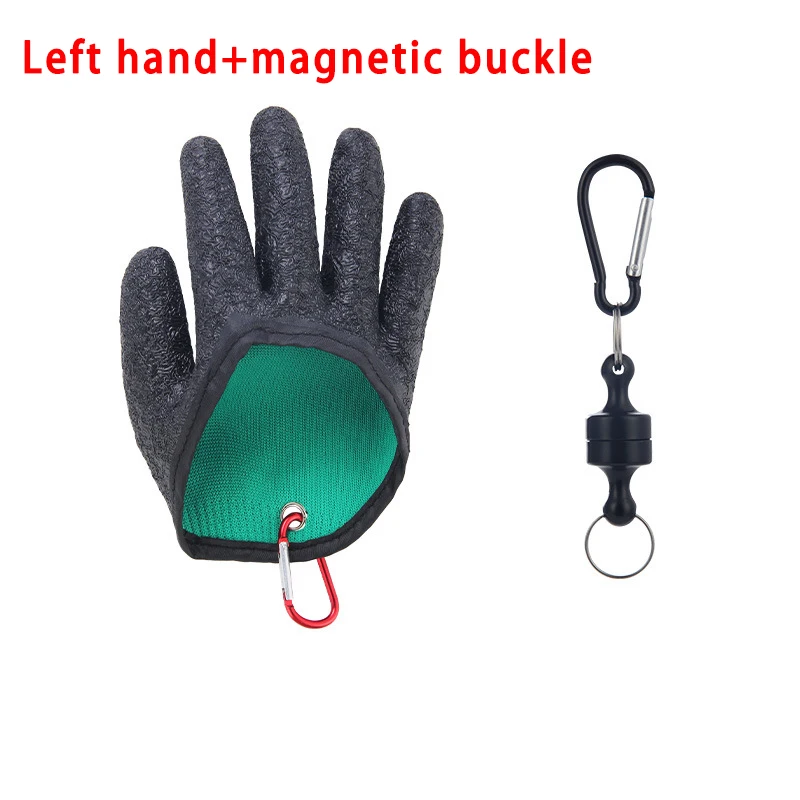 Fishing Catch fish Catching Gloves Magnet Release Anti-slip Protect Hand From Puncture Scrapes Waterproof fishing gloves