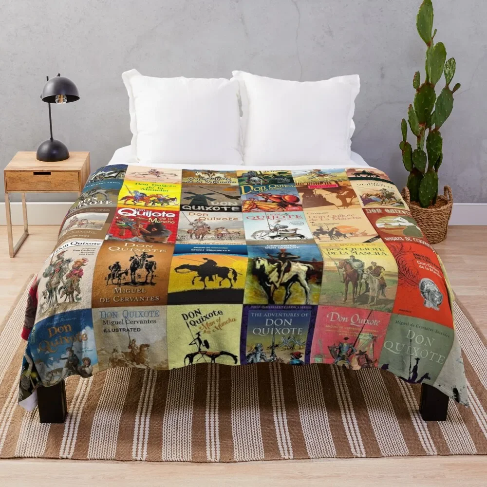 

Don Quixote Throw Blanket Nap Polar christmas gifts Flannel funny gift Blankets