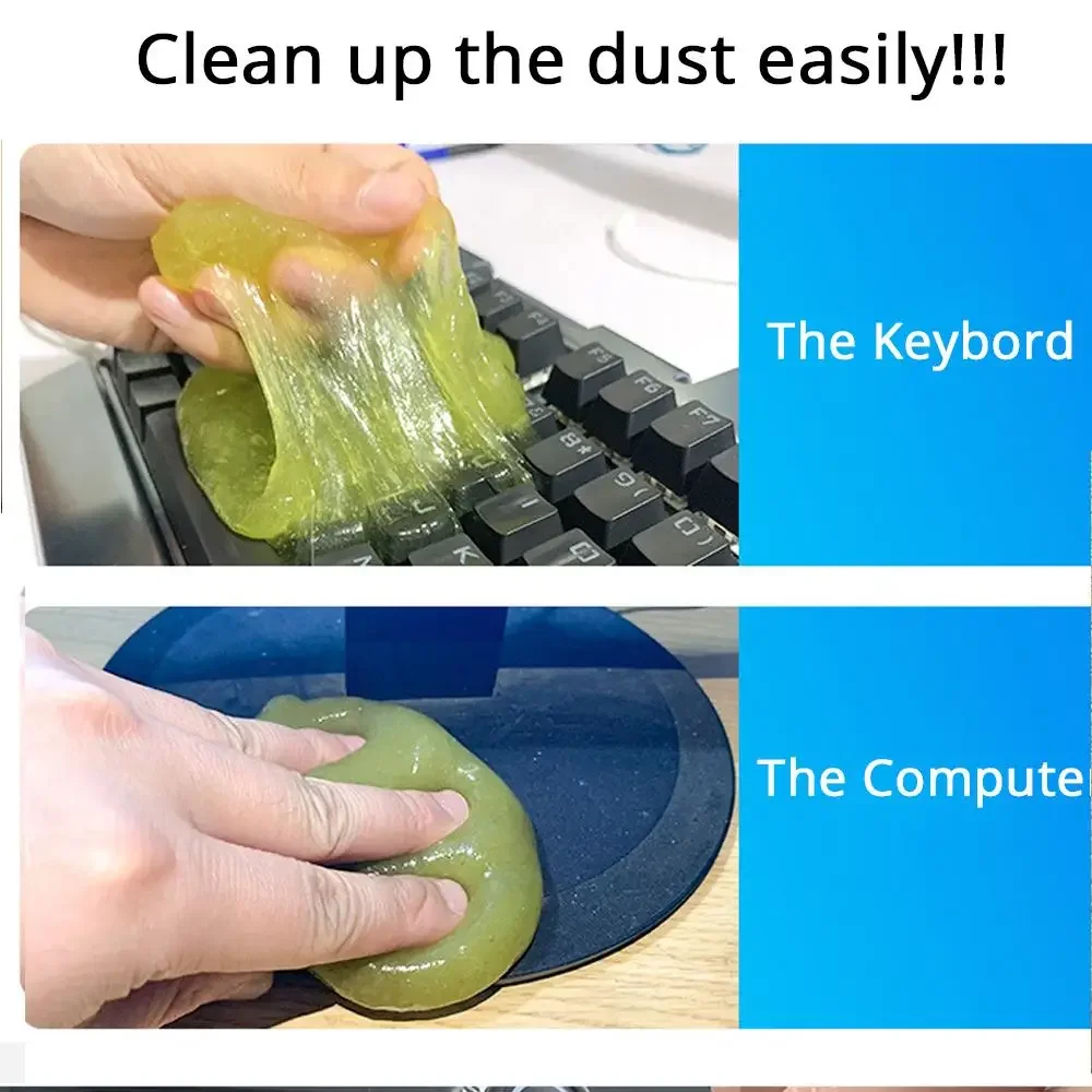 1pcs 70g Car Wash Mud Cleaning Pad Glue Powder Cleaner Dust Remover Gel Home Computer Keyboard Clean Accessories Tools