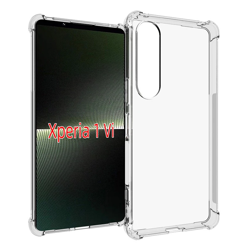 Custodia Antiurto Con Cuscino D'Aria Per Sony Xperia 1 Vi 1Vi 5G Airbag Custodia Morbida In Silicone Tpu Per Sony Xperia 1 Vi 1Vi