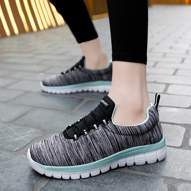 

2023 Shoes Women Lightweight Sneakers Outdoor Sports Breathable Mesh Comfortable Running Walking Shoes Ladies Fitness Shoes