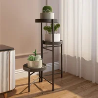 Extra Large Bamboo Plant Stand for Indoor Plants 9 Tier Organizer Living Room 1