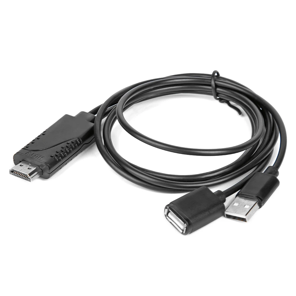 Cable adaptador USB hembra a HDMI macho 1080P HDTV TV Digital AV