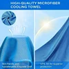 U Cooling Hoodie Towel Beach Camping Gym Building Sun Protection Quick Drying Sports Cooling Towel Headband 3