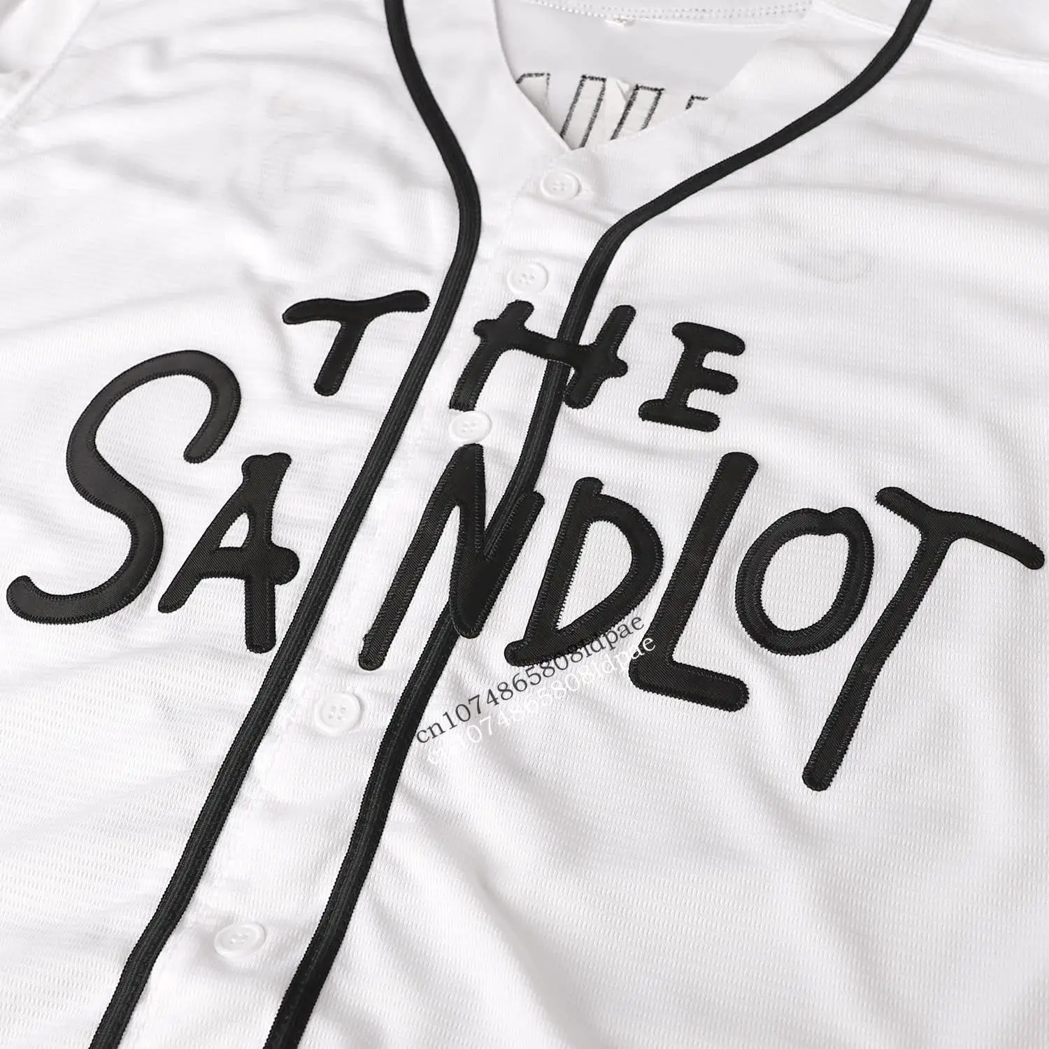 Benny 'The Jet' Rodriguez 30 The Sandlot Bel Air Short Sleeve Squints Yeah-Yeah Jersey 5 Squints Jersey Movie Shirt