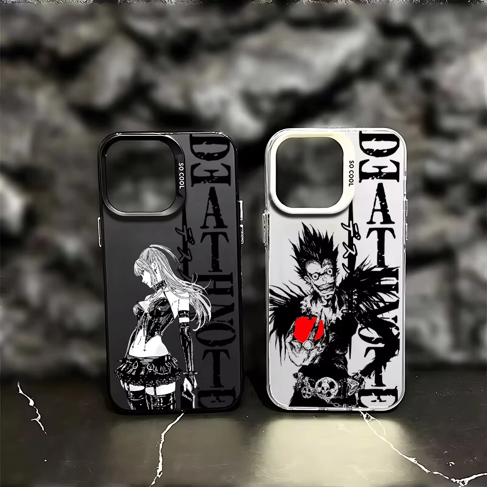Anime Death Note Anti-Fall Matte Phone Case with Back Cover Protection