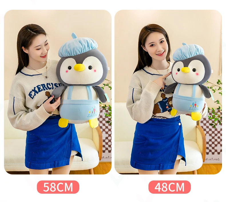 Cute Soft Penguin Plush Toys Stuffed Animal Pillow Doll For Kids - 45Cm 15 Cute Soft Penguin Plush Toys Stuffed Animal Pillow Doll For Kids - 45Cm