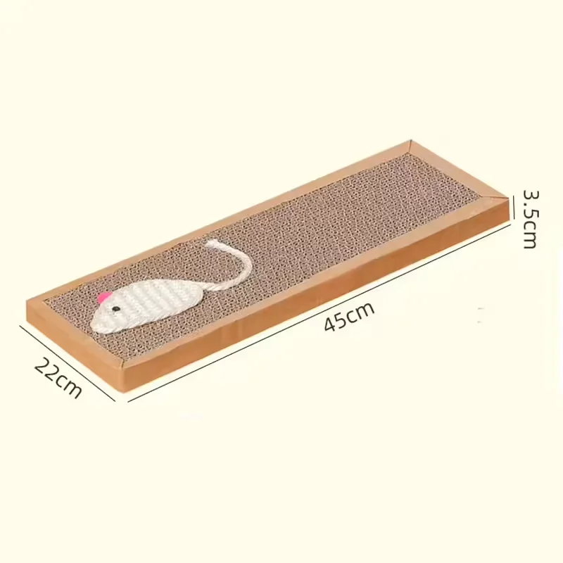 3 pieces Replaceable Cat Scratching Board Indoor Cat Scratching Board Post Toy Sisal Mouse