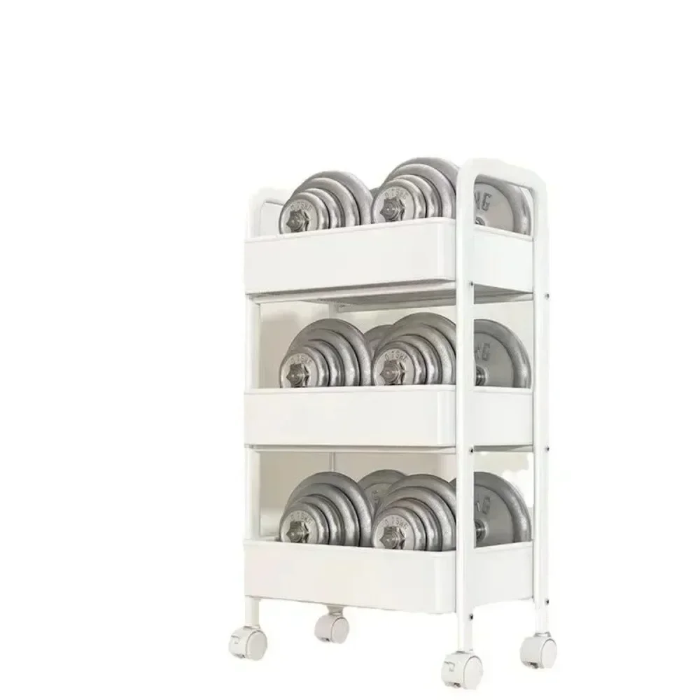 Multi-functional storage shelf, kitchen, floor, bedroom, baby snack shelf, mobile bathroom shelf, bathroom storage shelf, office 5