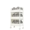 Multi-functional storage shelf, kitchen, floor, bedroom, baby snack shelf, mobile bathroom shelf, bathroom storage shelf, office 5
