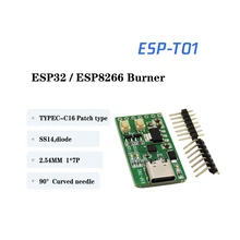 

ESP-T01 ESP32/ESP8266 Burner USB-TTL Adapter Board Development Tool Easy-To-Use supper capacitor protection board sockets gold