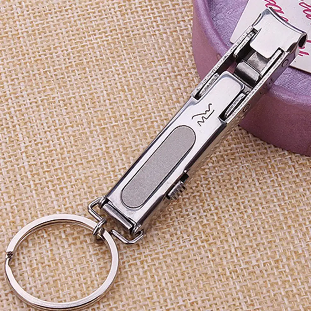 Practical Nail Trimmer with Keychain Fine Texture Folding Nail Clippers Super Thin Clipper with Keychain for Elder nail clipper set nail clipper nail care kit nail scissors set nail clippers manicure pedicure kit manicure set manicure sets manicure nail clipper set nail clippers kit